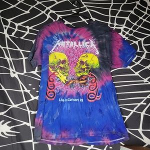 Metallica Tie Dye Concert Tee